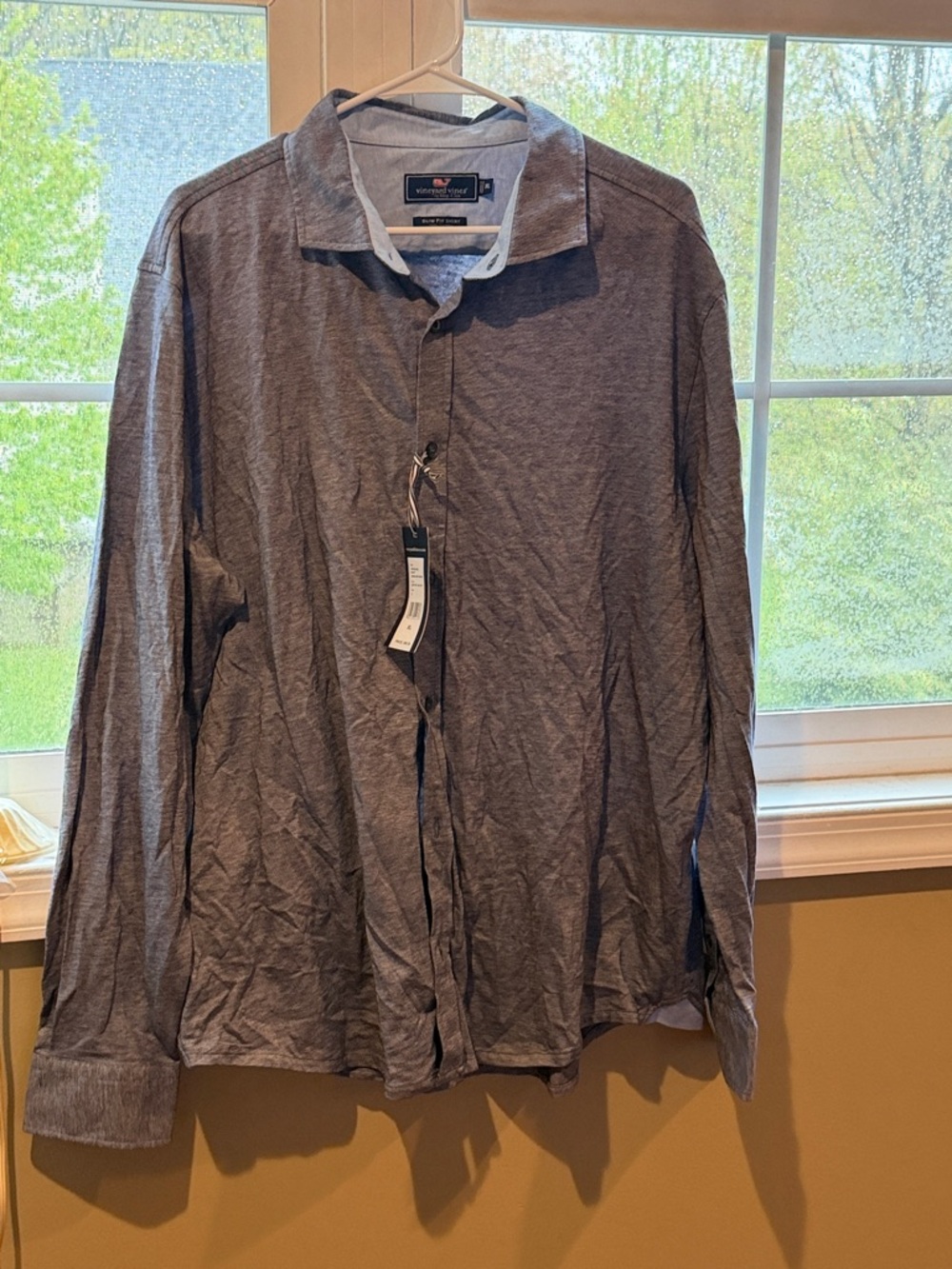 Vineyard Vines Men's Heather Gray Lightweight Shirt Jacket